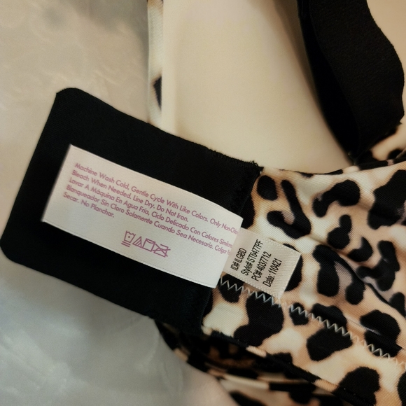 Secret Treasures Women Plus Size Underwire Plunge Bra NWT Cute Sexy Animal Print - Picture 10 of 12
